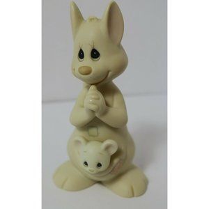 VTG 1988 Hello World! Samuel Butcher Kangaroo with baby Enesco 521175